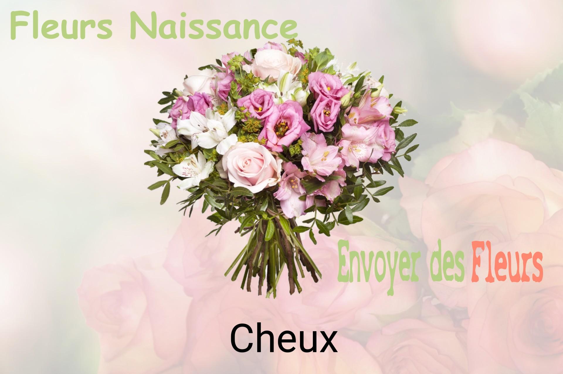 Bouquet de fleurs de naissance livré à Cheux